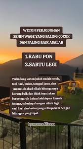 Ramalan Jodoh: Apakah Weton Senin Wage atau Sabtu Legi Lebih Tepat Menurut Primbon Jawa?