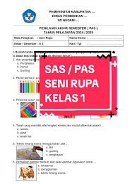 Seni Rupa dengan Bahan Kertas: Jawaban Penting untuk PAS/SAS Kelas 2 SD