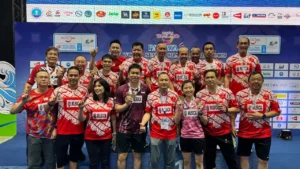 Usia Bukan Penghalang! Legenda Bulu Tangkis Indonesia Raih 7,5 Emas di Kejurnas 2025